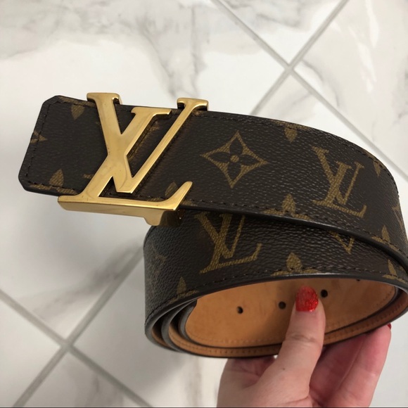 Louis Vuitton monogram brown unisex belt - Picture 7 of 8